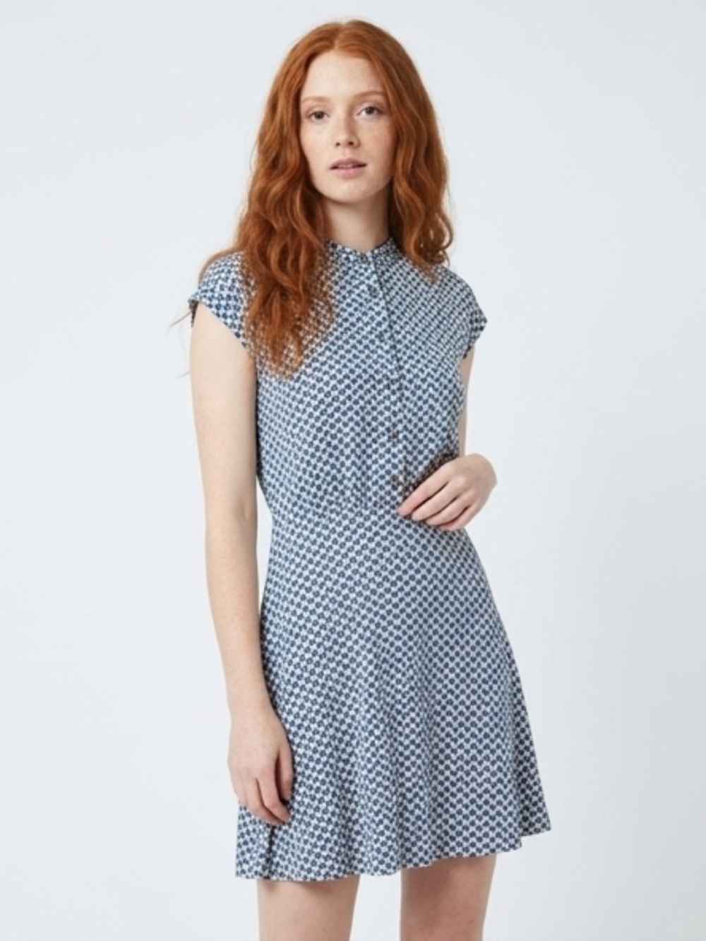 Anthropologie Boden Easy Jersey Shirt Dress Size 4